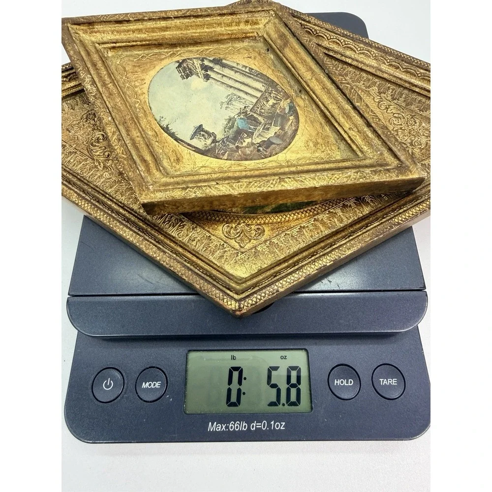 Florentine Triangle Wall Plaque Hilair Reading Panini Roman Ruins Florence Italy